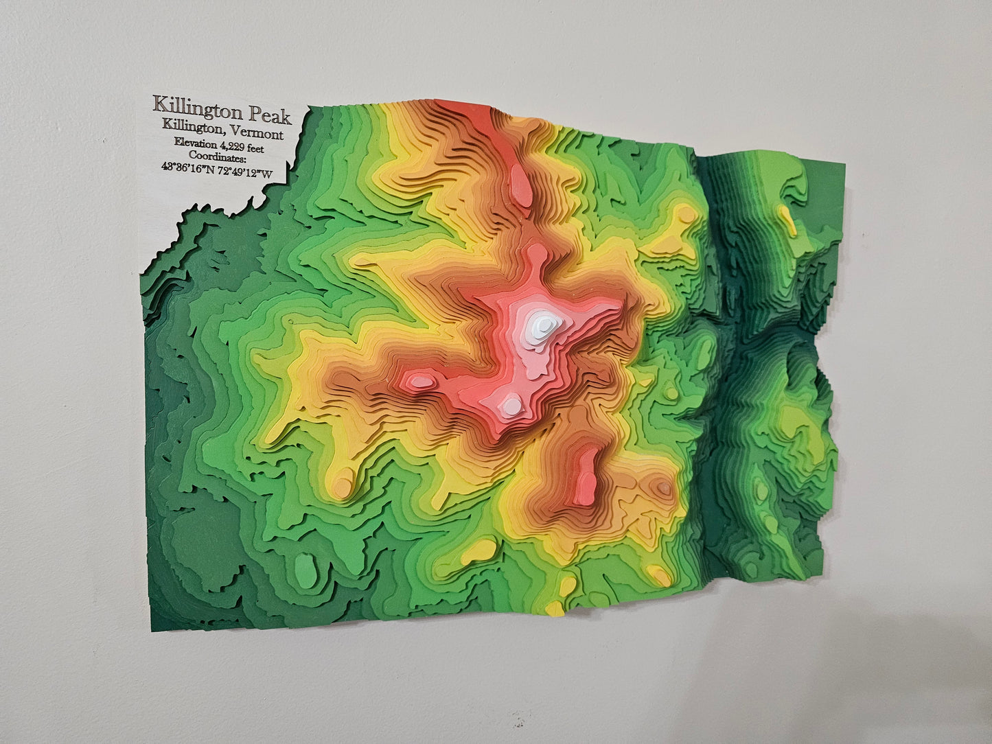 Killington topographical map